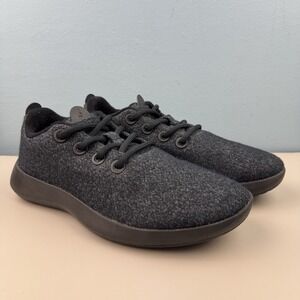 Allbirds Wool‎ Runner Mizzle Athletic Shoes Sneakers Womens Size 9 Natural Black